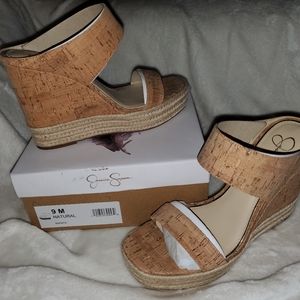 Jessica Simpson Cork Wedge